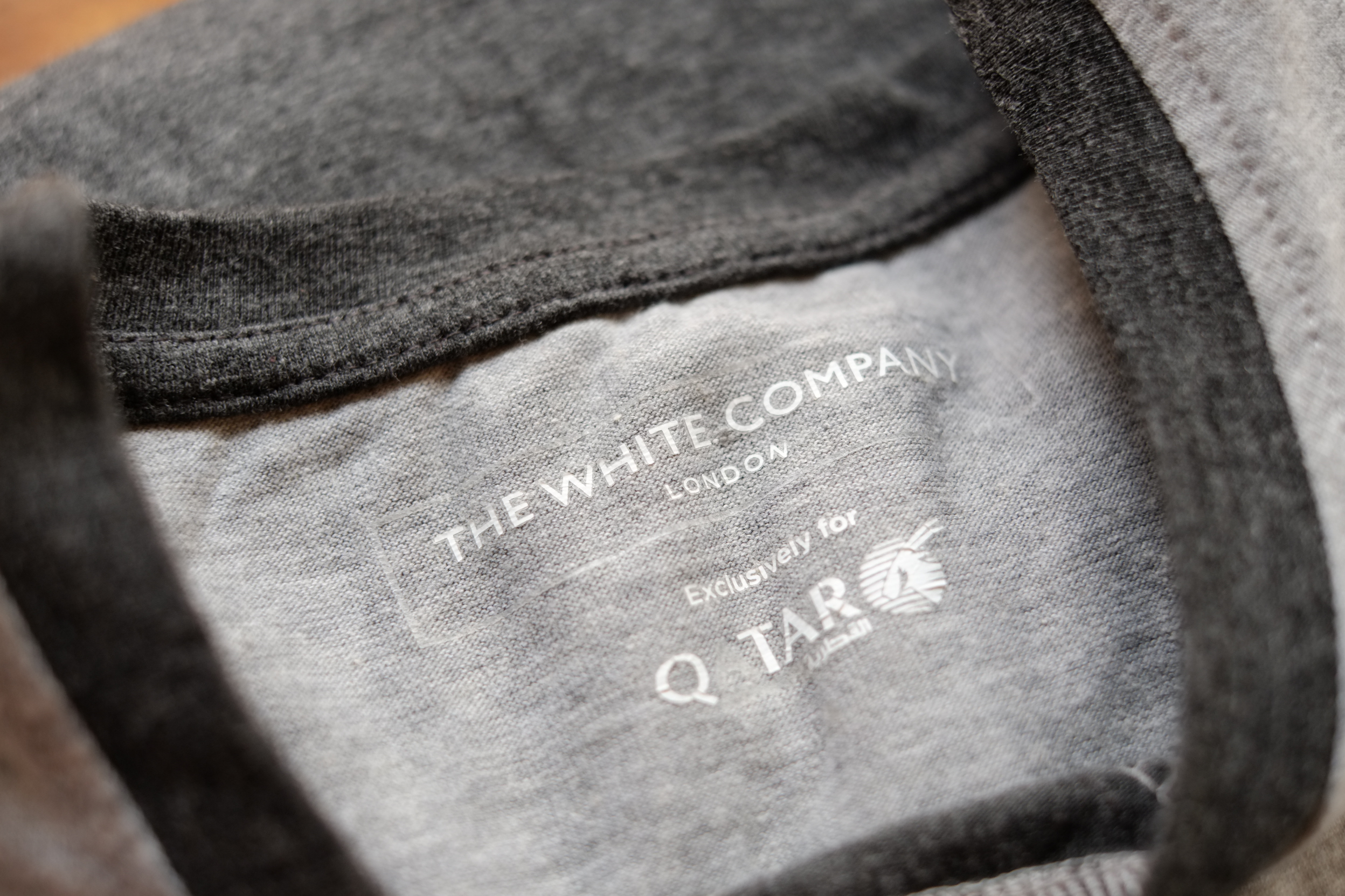 カタール航空ビジネスクラスのパジャマ White Company london（ホワイトカンパニー）