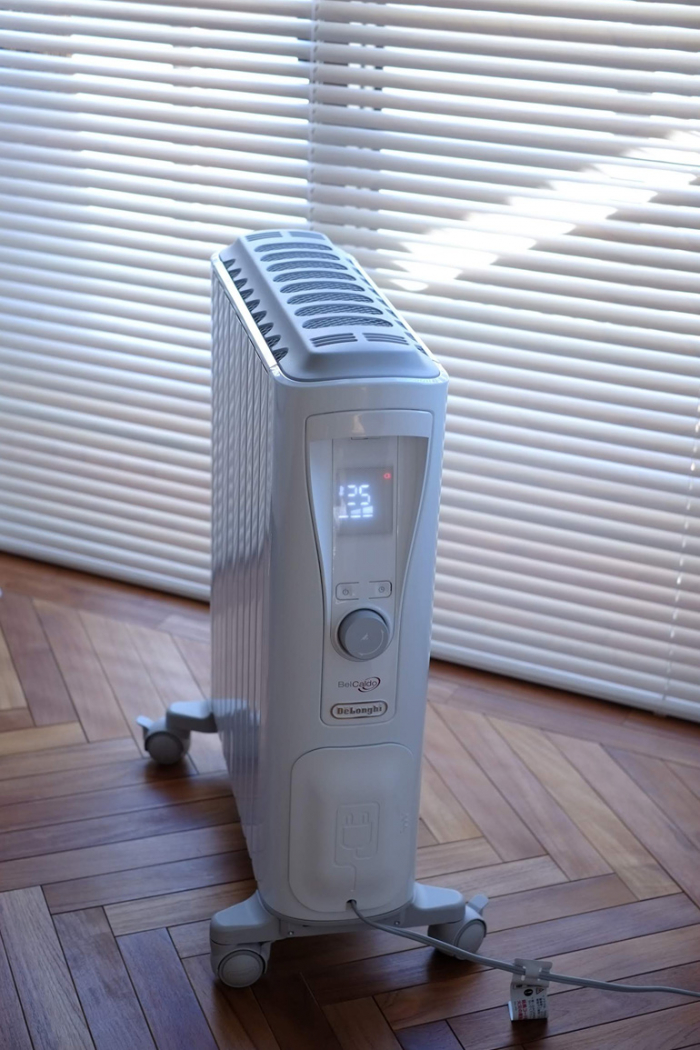 デロンギ の 暖房 ベルカルド オイルヒーター は操作方法もわかりやすい